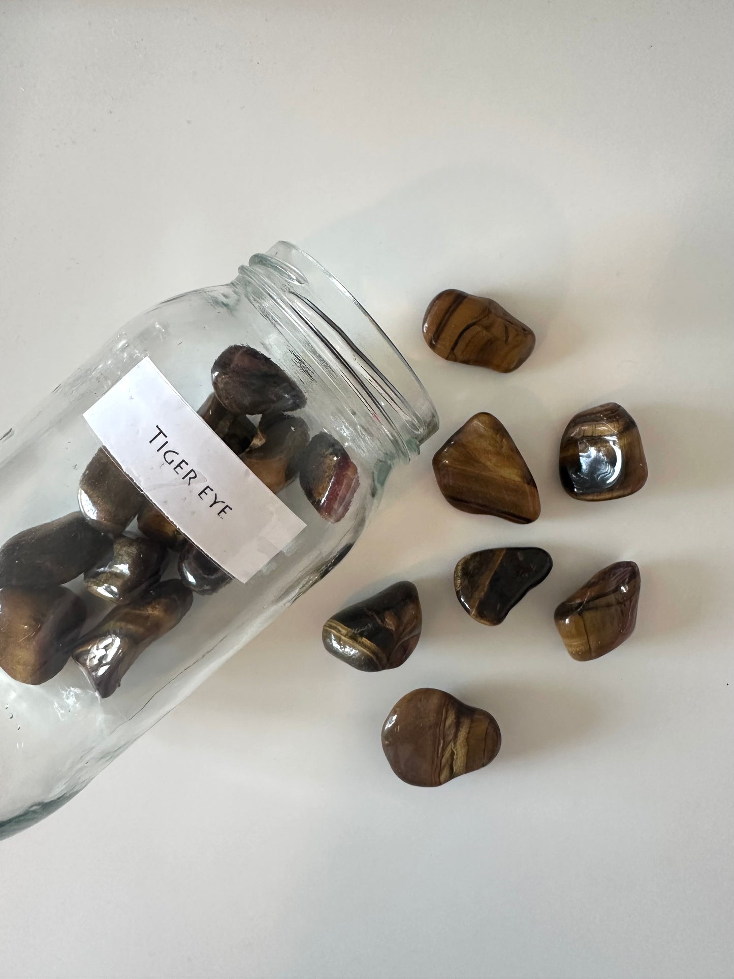 Tiger Eye Tumble Stones